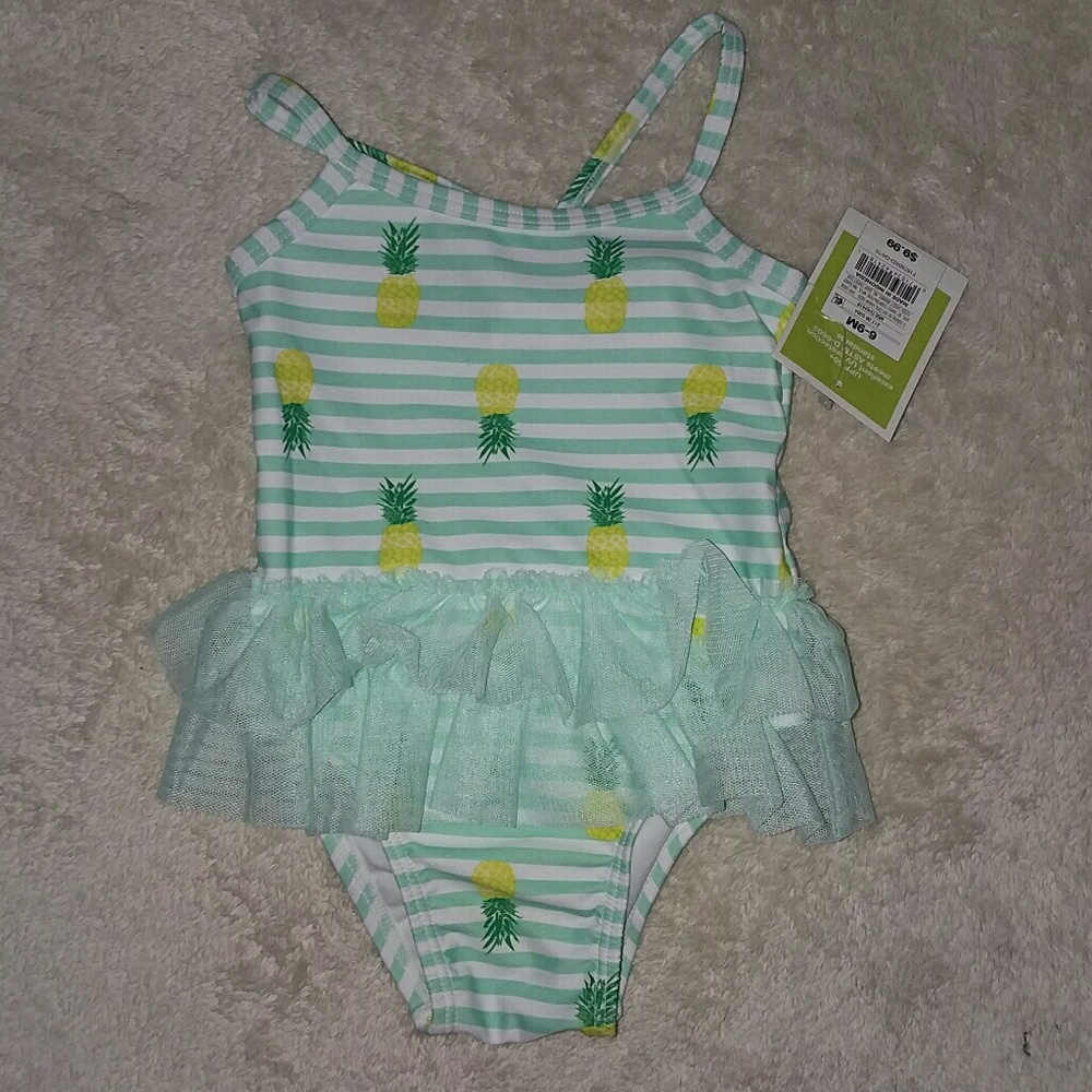 Circo NWT Swimsuit 6-9M Pineapples